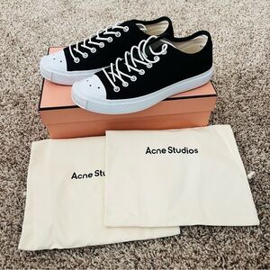 Acne Studios Black and White Sneakers